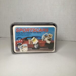 Discovery Toys Sportscars Trump Game Quartet Card Game West Germany Vintage